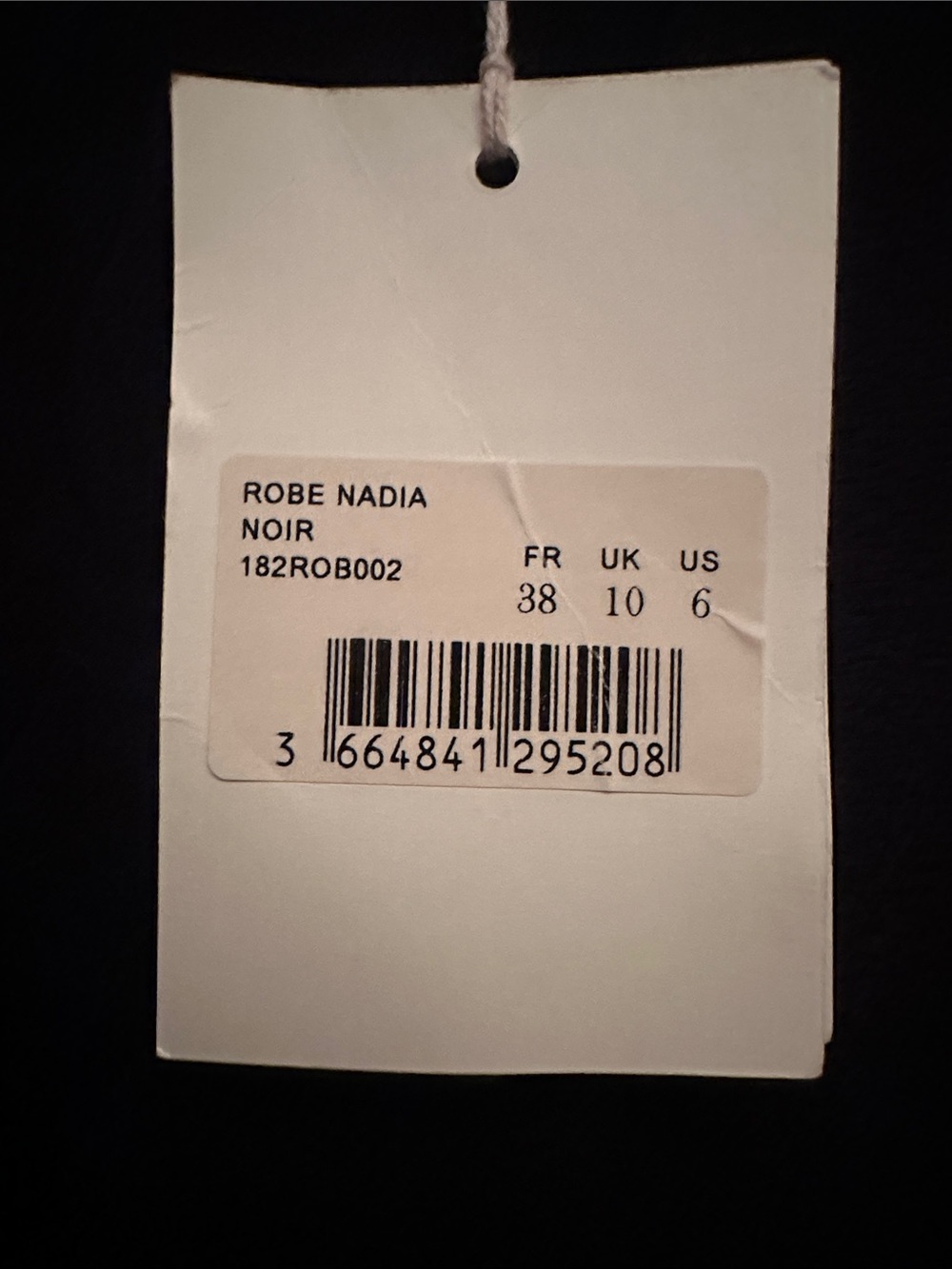 Sezane Black Wrap-Style Mini Dress - Picture 5 of 6